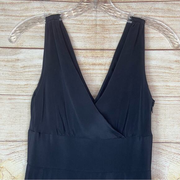 100% Silk Sleeveless Fit & Flare Dress - Picture 2 of 8